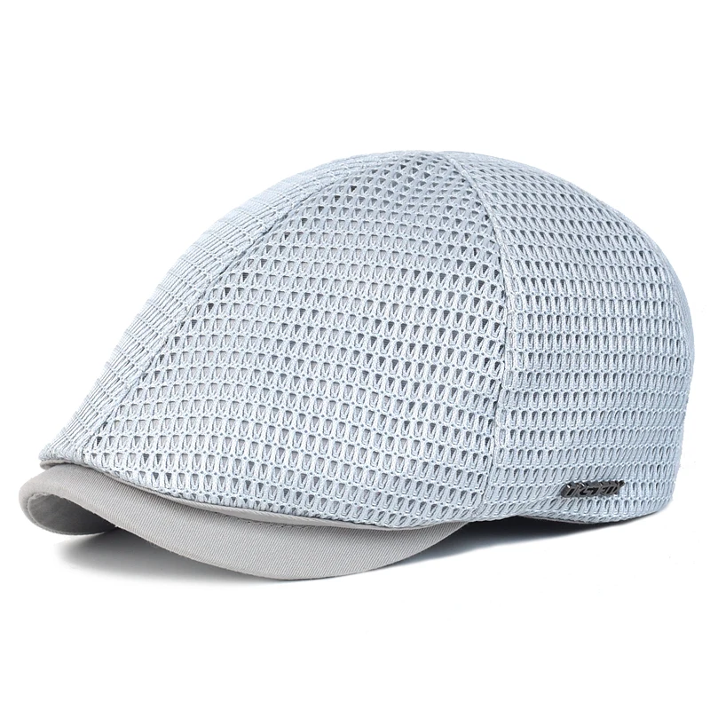 Gorra de malla transpirable lisa plana unisex para exteriores - imagen 5