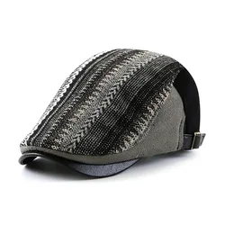 Boina retro hombre estilo británico para otoño e invierno