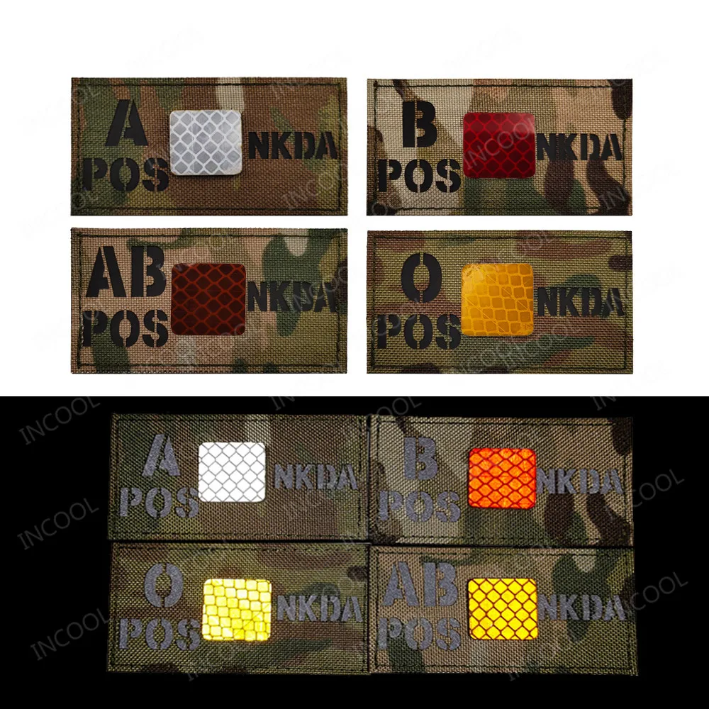 Brazalete tipo sanguíneo táctico reflectante infrarrojo - imagen 4