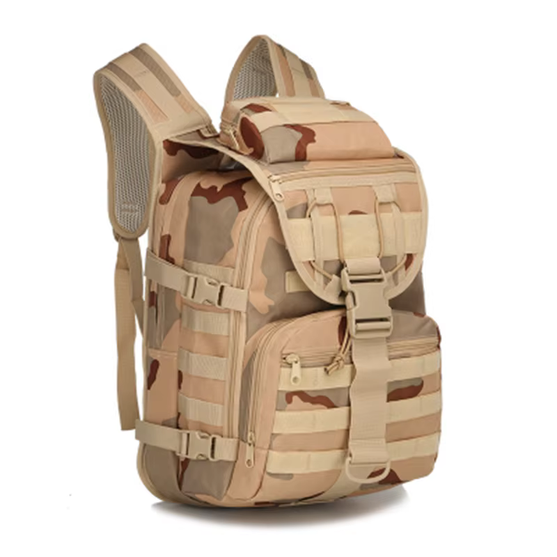 Mochila táctica MOLLE modular para camping y senderismo resistente - imagen 2