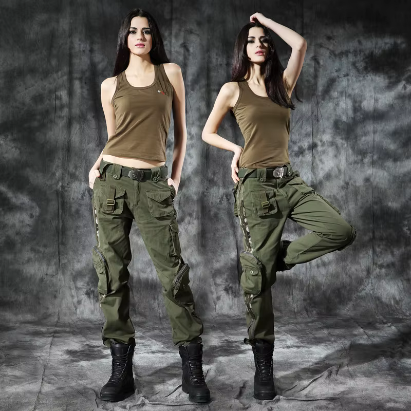 Pantalones cargo ripstop tácticos de mujer para outdoor y senderismo - imagen 2