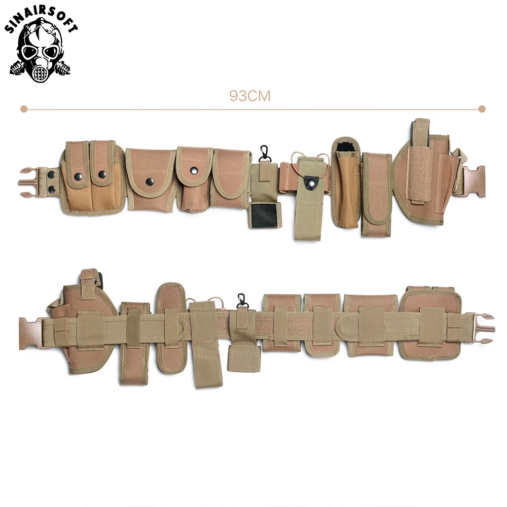 Cinturón táctico MOLLE SinaIrSoft con funda Glock IPSC - imagen 5