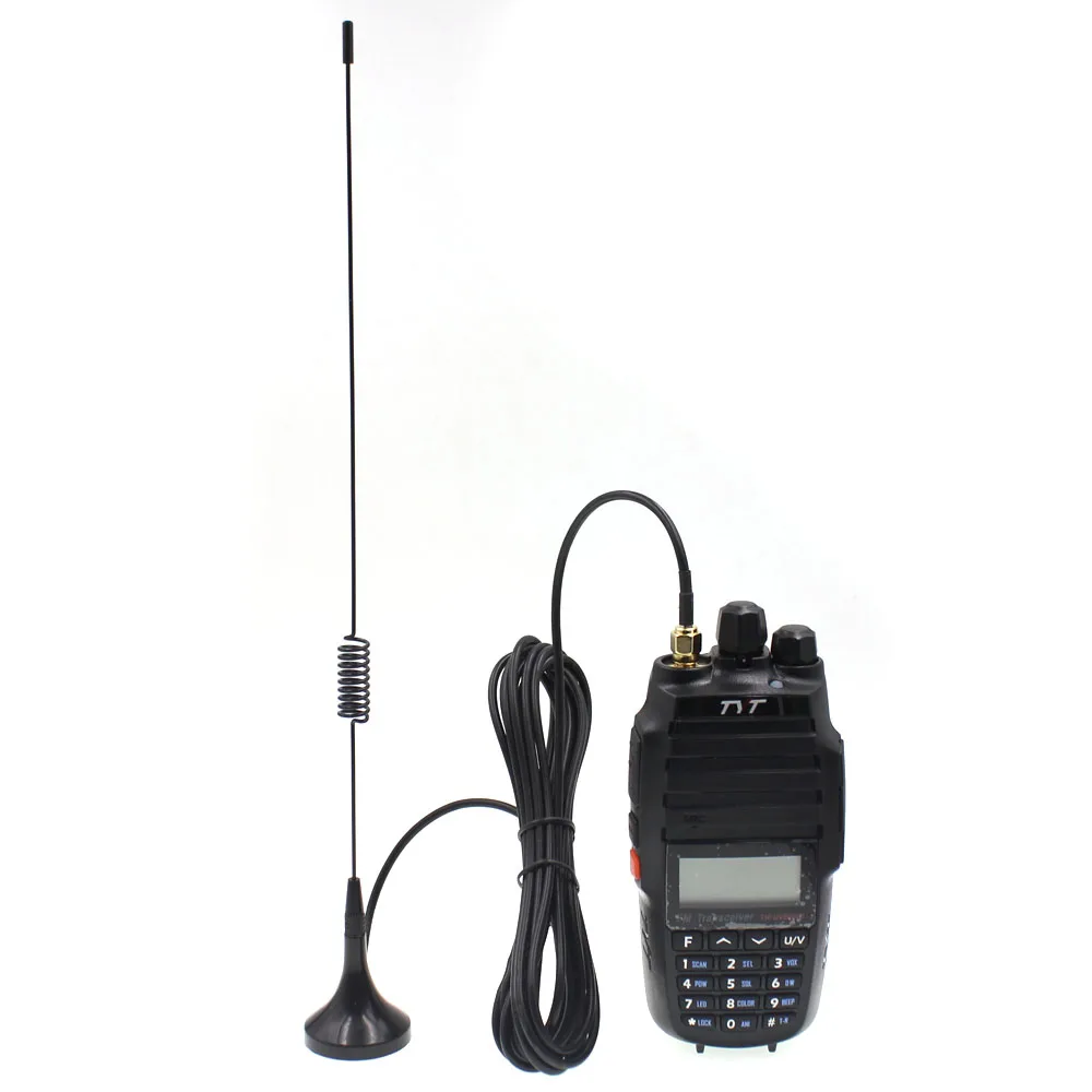 UT-102-SMA-M Antena móvil magnética doble banda para emisora radio