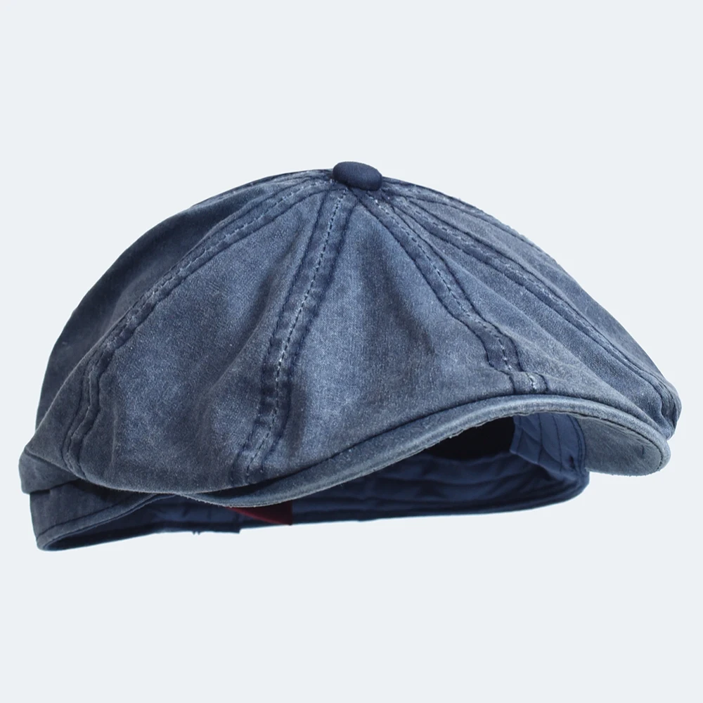 Gorra octogonal táctica de algodón lavada vintage con visera - imagen 4