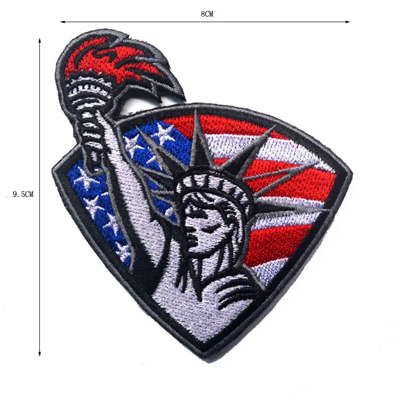 Parche bordado Estatua Libertad USA – Chaqueta o mochila
