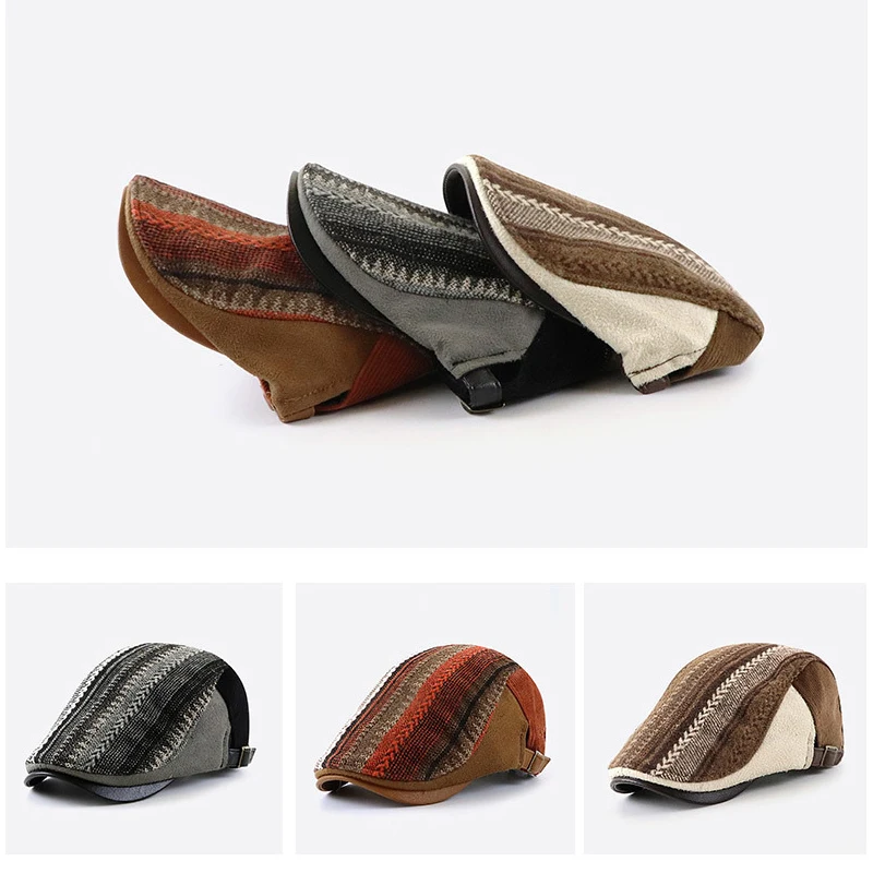 Boina retro hombre estilo británico para otoño e invierno - imagen 5