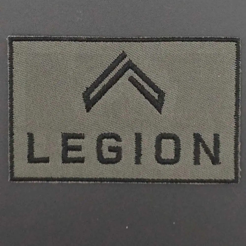 Parche bordado Legión Samurái - Insignia táctica para bolso y ropa