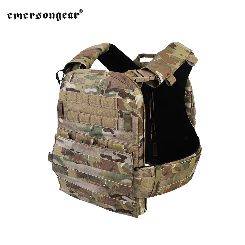 EMERSONGEAR AVS Portador Placa Modular MOLLE Negro