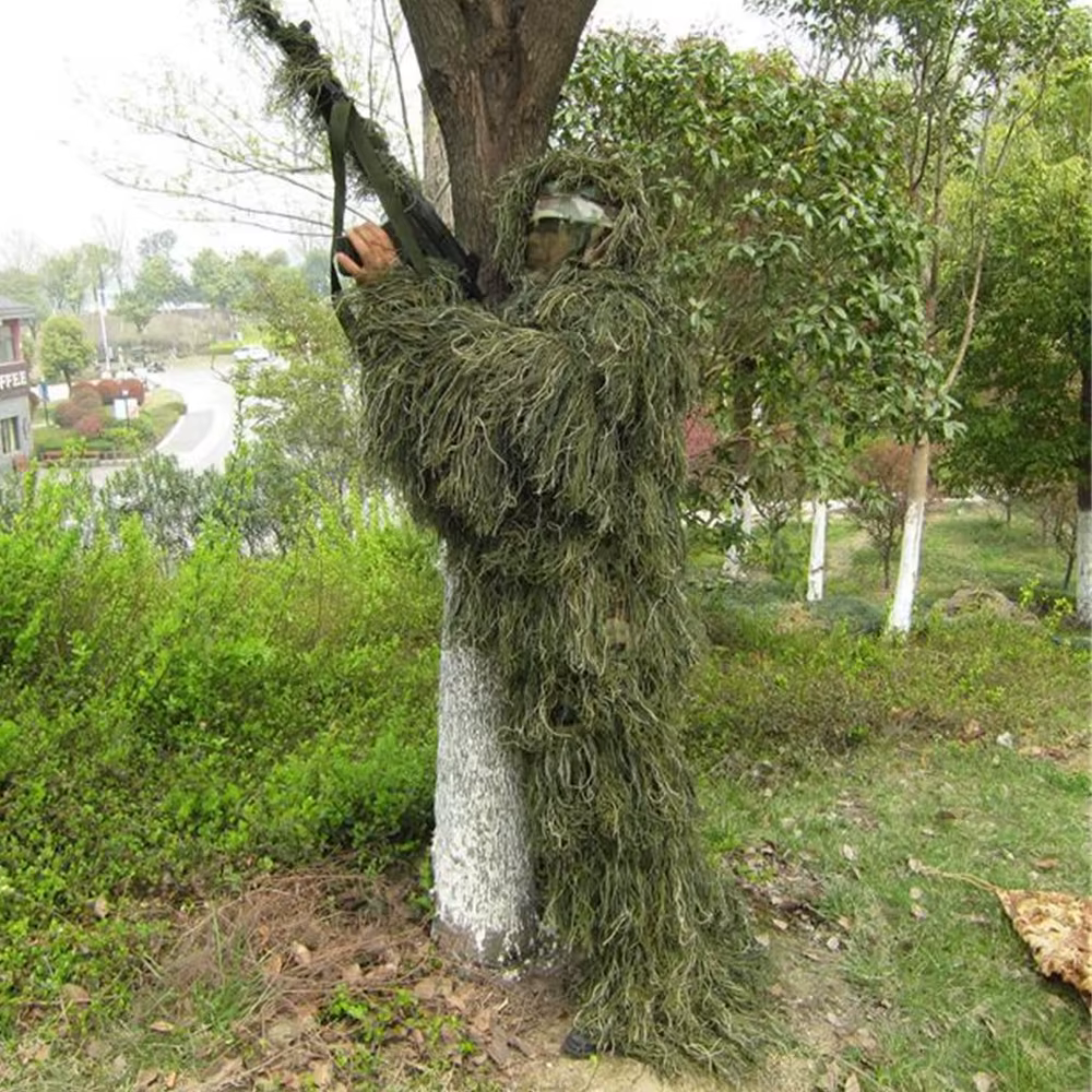 Traje de combate camuflaje biónico francotirador selva hierba - imagen 5