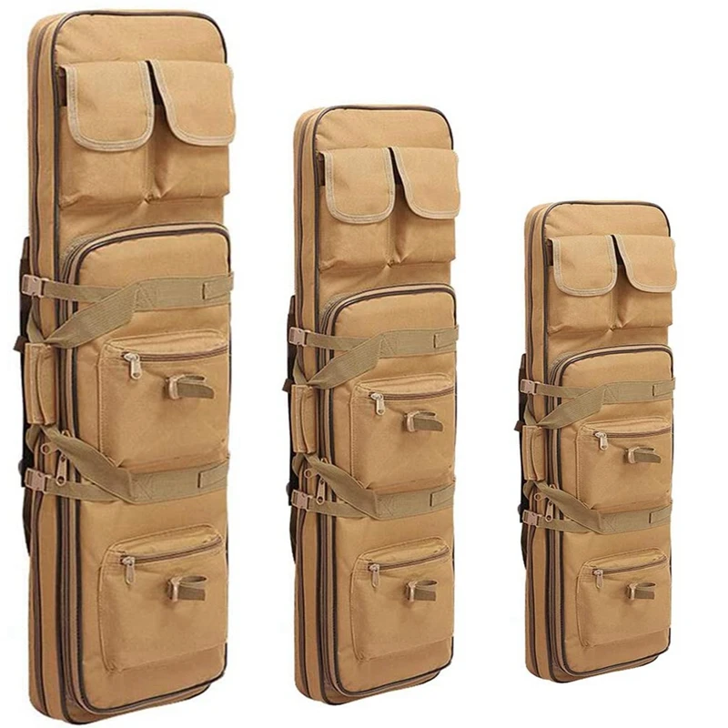 Funda cuadrada transporte rifle pistola caza táctica airsoft aire libre
