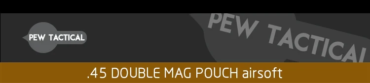 Vista de la funda doble para cargadores tácticos