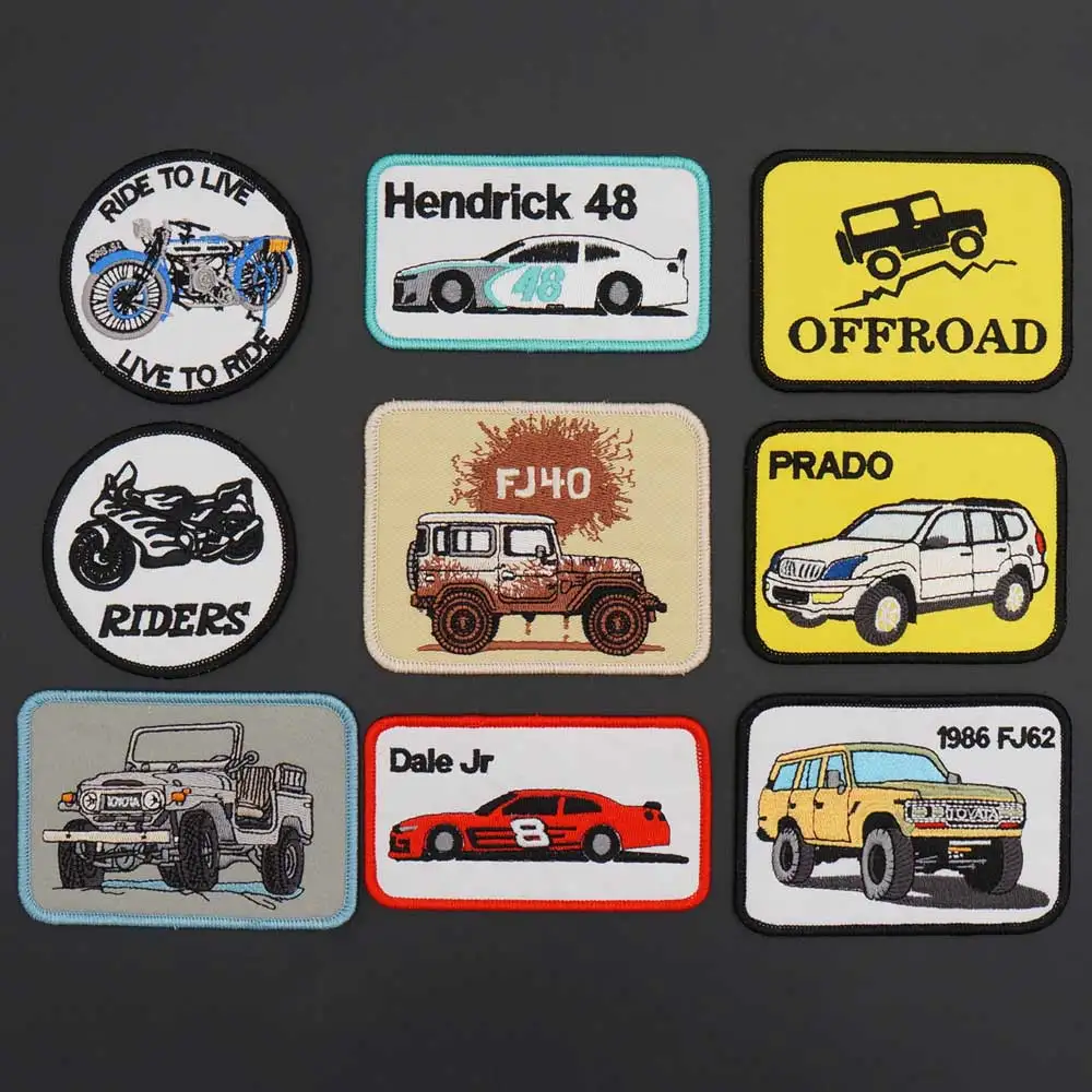 Parche bordado biker racing Merrow – Hendrick 48 Offroad - imagen 2