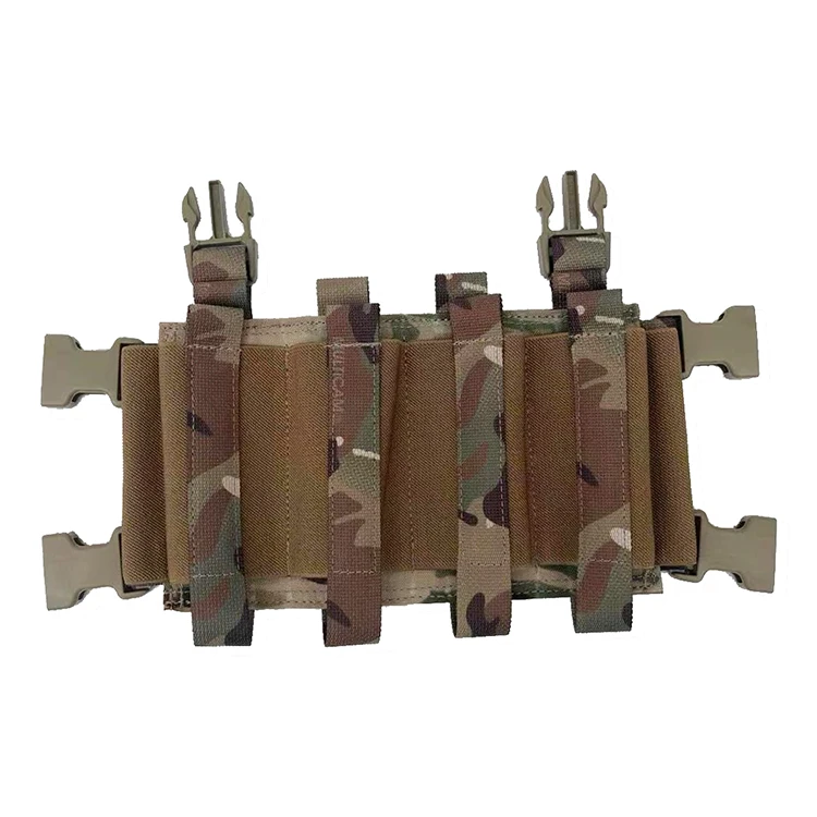 Portacargador táctico para chaleco con panel elástico