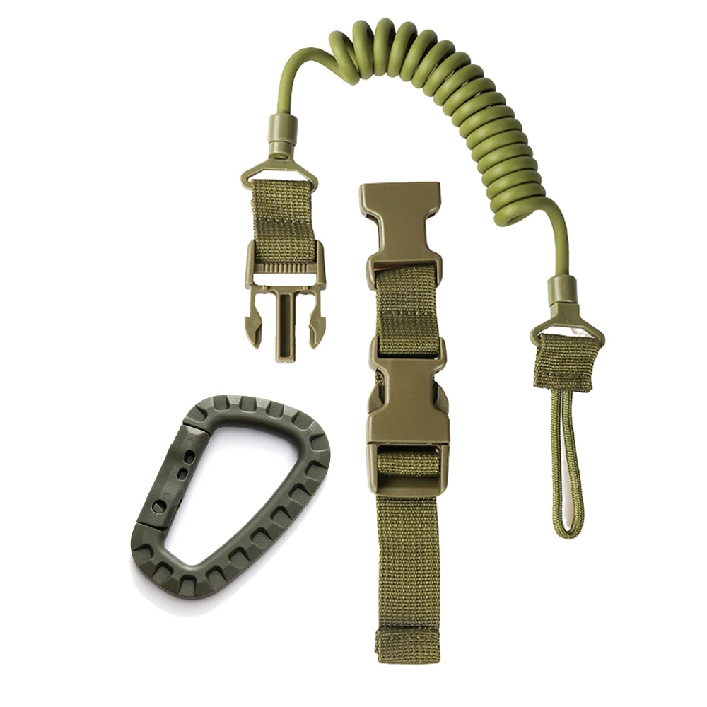 Cordón elástico MOLLE antisalto – Eslinga seguridad equipamiento táctico - imagen 4