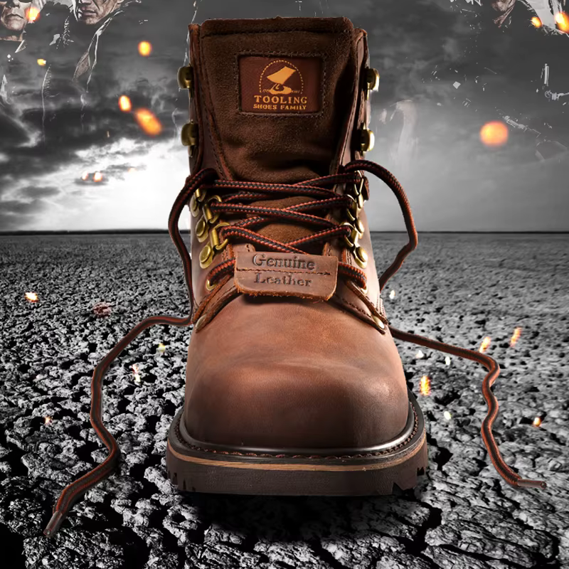 KOWM Botas tácticas impermeables para senderismo, trekking y caza - imagen 5