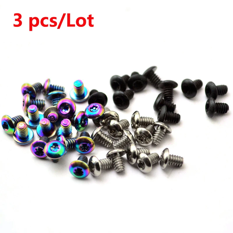 Tornillos titanio Torx T8 repuesto linterna OKLUMA – 3 uds