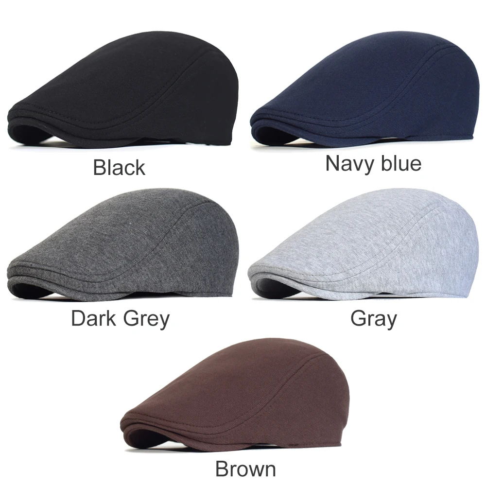 Gorra plana de algodón retro unisex para conductor - imagen 4
