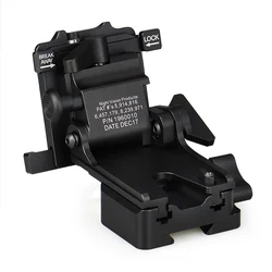 Soporte NVG de aluminio para casco y gafas de visión nocturna
