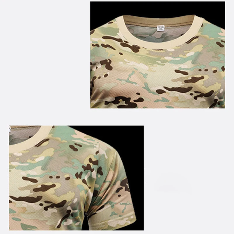 Corte y estilo de camiseta táctica de verano