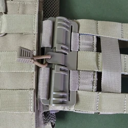 Chaleco táctico MOLLE liberación rápida para caza y outdoor