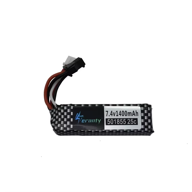 Batería LiPo 7.4V 1400mAh 25C Mini Airsoft TERANTY - imagen 3