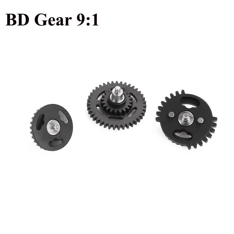 Piñones titanio 9:1 CNC - Set BD para gearbox AEG - imagen 4