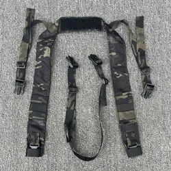 Correa de pecho táctica MK3 MK4 para chaleco MOLLE 500D