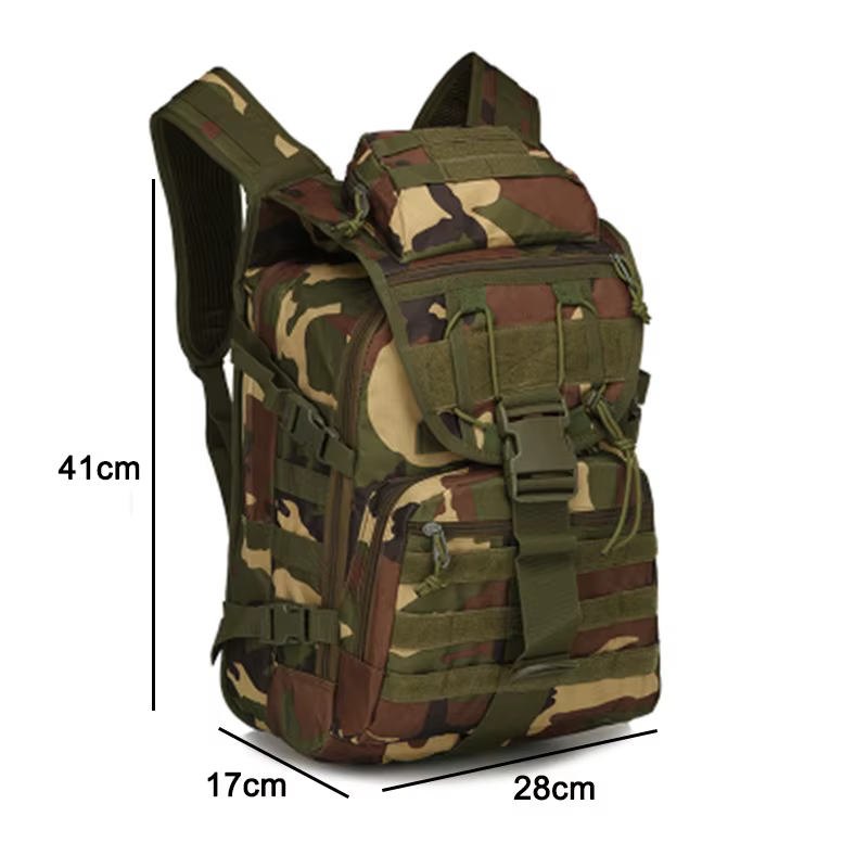 Mochila táctica MOLLE modular para camping y senderismo resistente - imagen 3