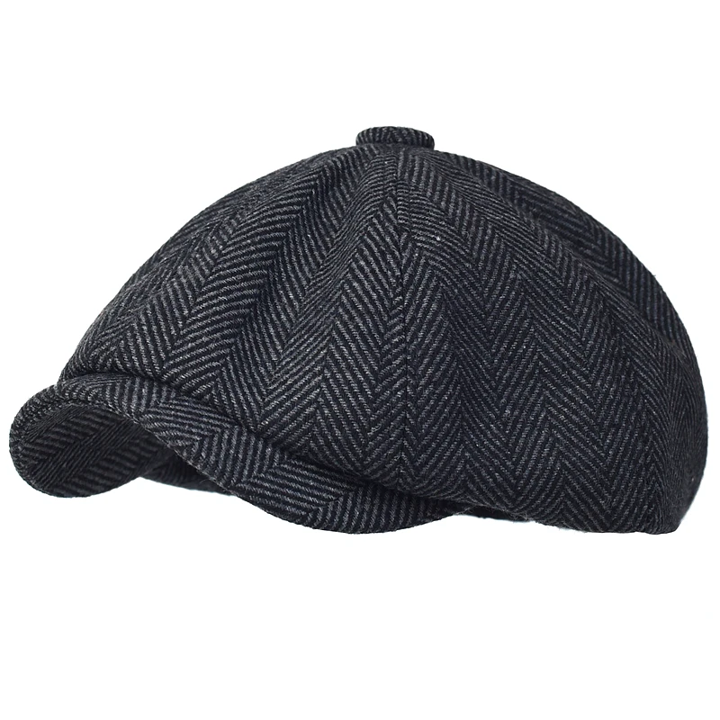 Peaky Blinders sombrero octagonal vintage espiga Gatsby para hombre - imagen 2