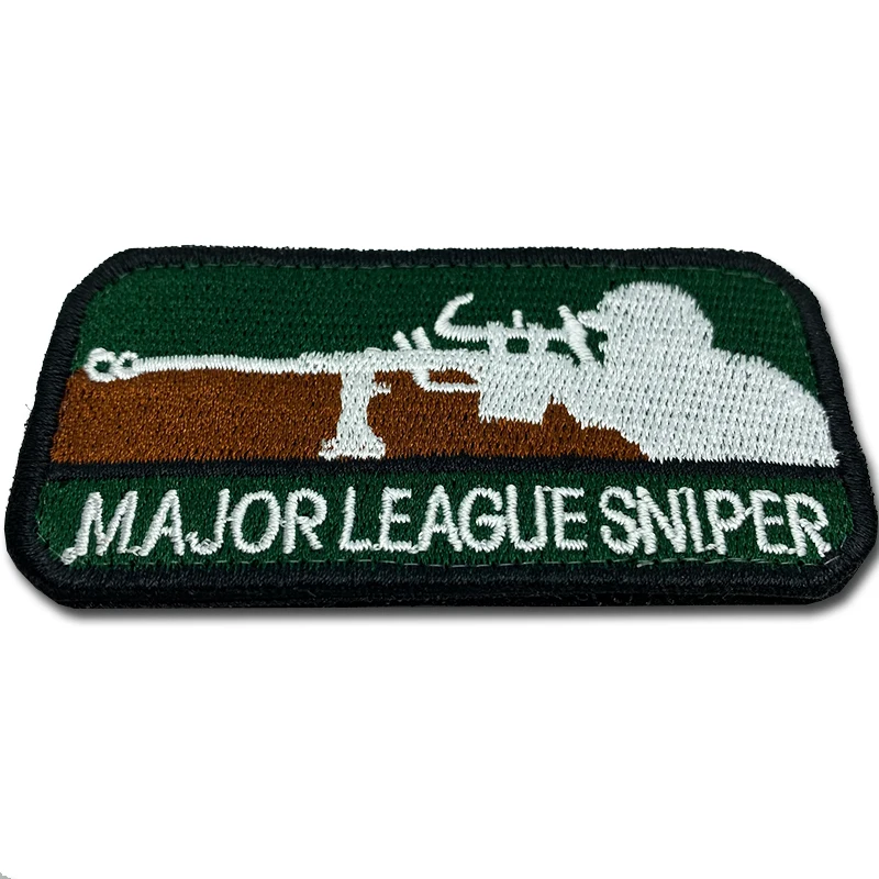 Parche SNIPER bordado 3D velcro – Táctico militar alta calidad - imagen 3