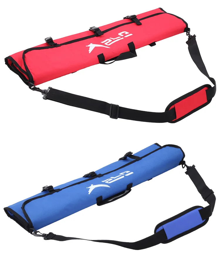 Bolsa plegable en azul
