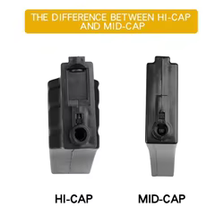 Cargador Mid-Cap Airsoft de alta capacidad para M4 AK G36 MP5