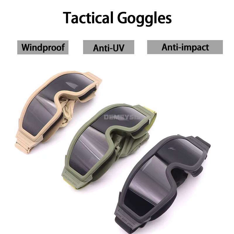 Gafas tácticas con 3 lentes intercambiables