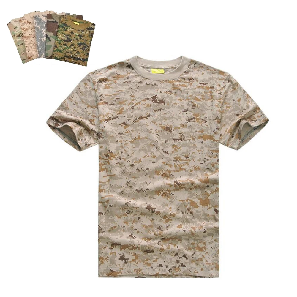 Wolfslaves Camiseta Camuflaje Militar 100% Algodón - imagen 5