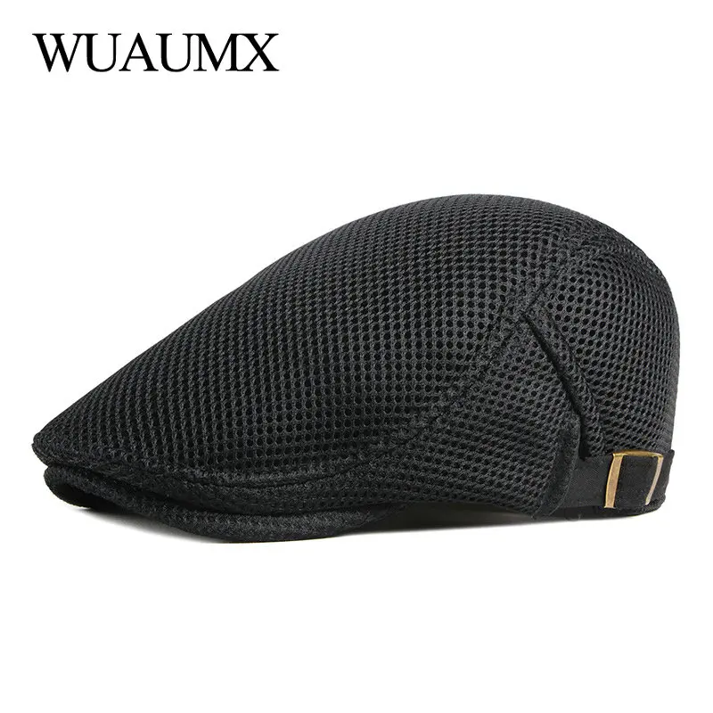 Gorra táctica boina de malla transpirable con visera sólida - imagen 3