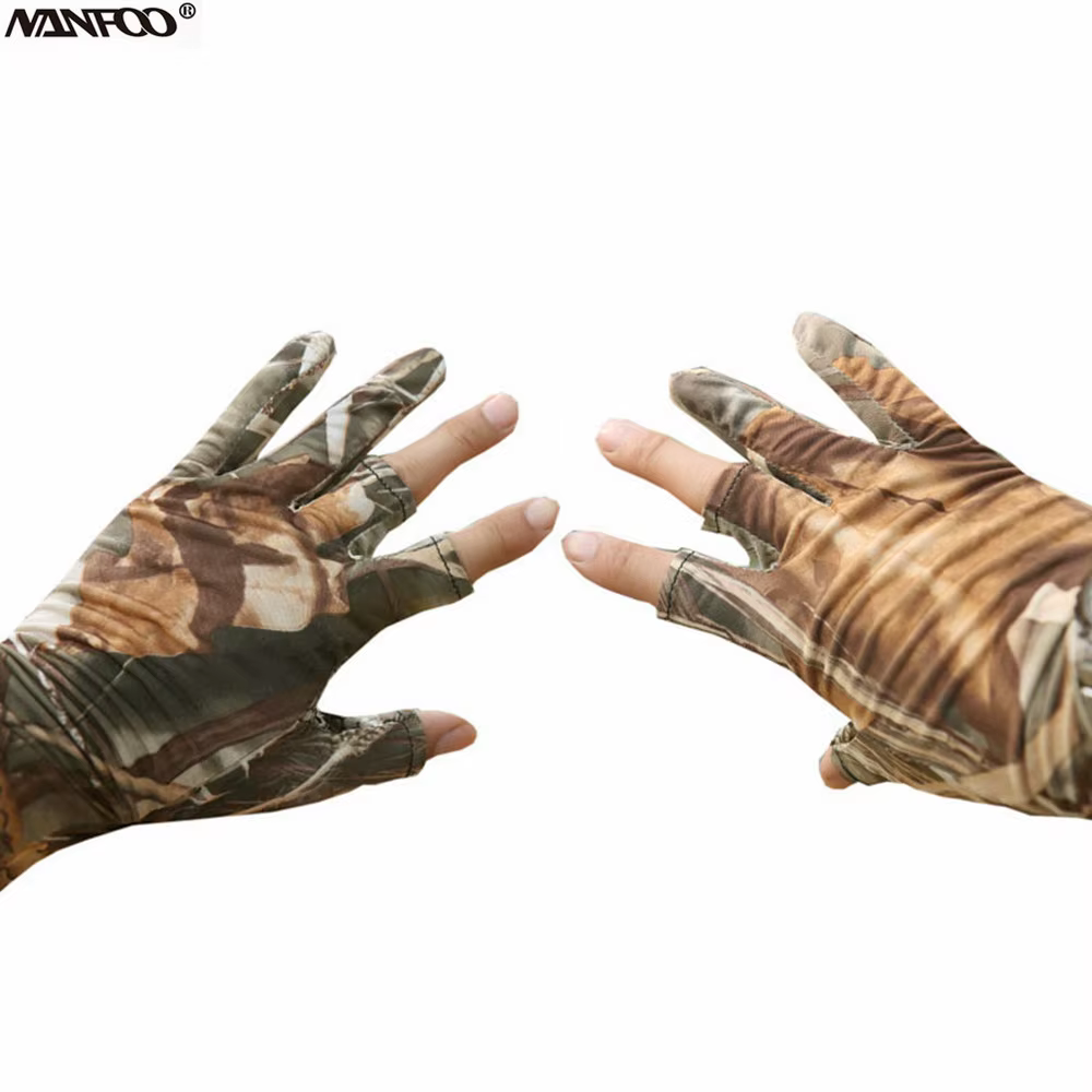 Guantes tácticos sin dedos – Impermeables camuflaje verano - imagen 4