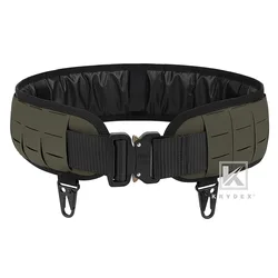 KRYDEX Cinturón táctico MOLLE acolchado modular Ranger Green