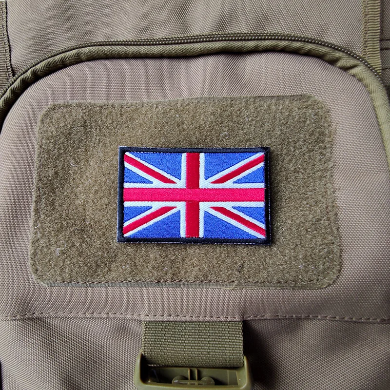 Parche táctico PVC de bandera Reino Unido bordado - imagen 4