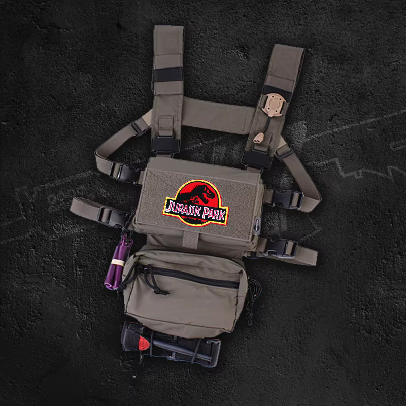 Parche táctico bordado Jurassic Park dinosaurios para Velcro - imagen 5