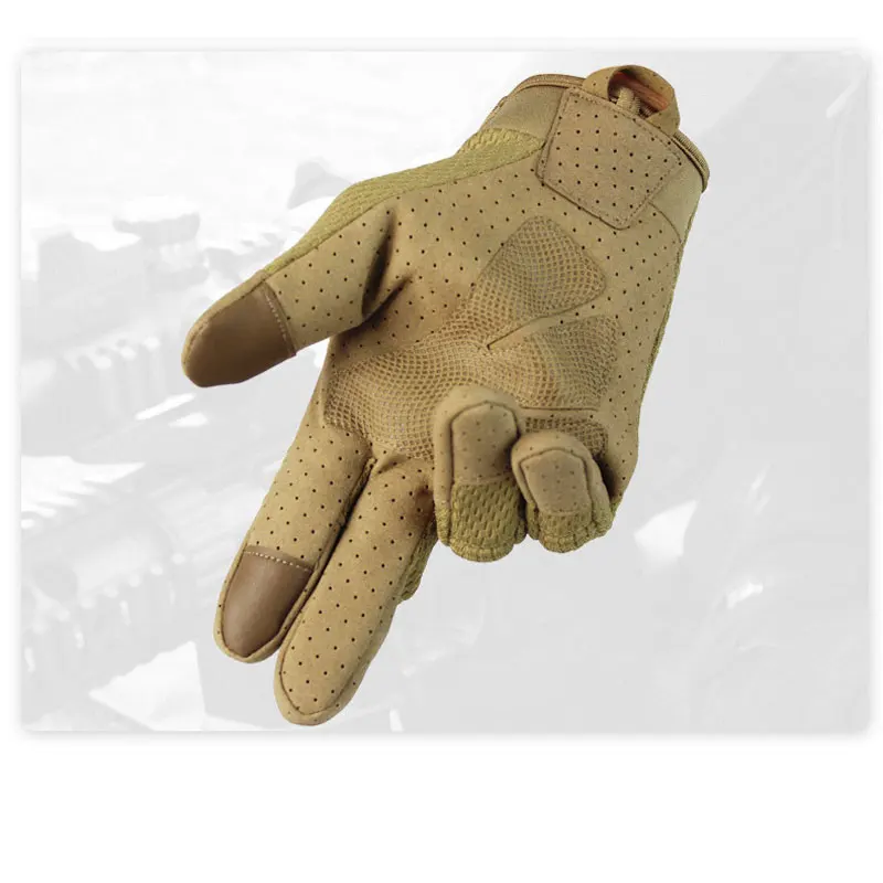 Guantes tácticos antideslizantes pantalla táctil, dedos completos - imagen 4