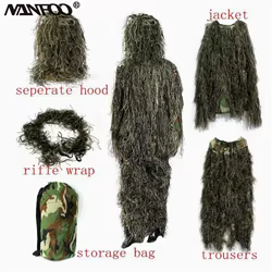 Traje Ghillie camuflaje selva – Caza y observación táctica adultos