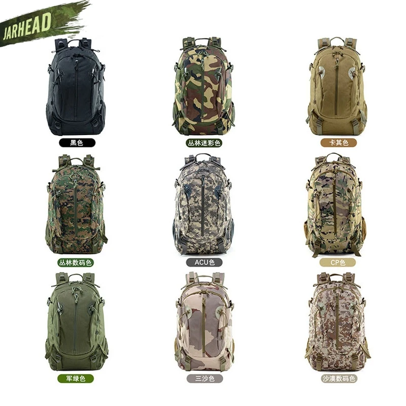 Mochila táctica asalto camuflada para escalada, senderismo y viaje - imagen 4