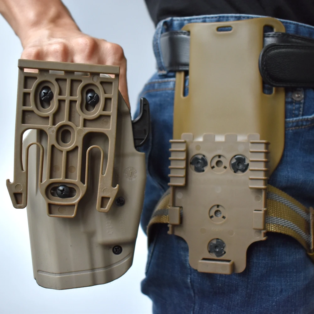 Correa muslo táctica QLS 19/22 – Sistema drop leg bloqueo rápido - imagen 2