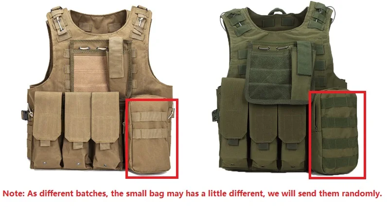 Sistema MOLLE con accesorios tácticos instalados