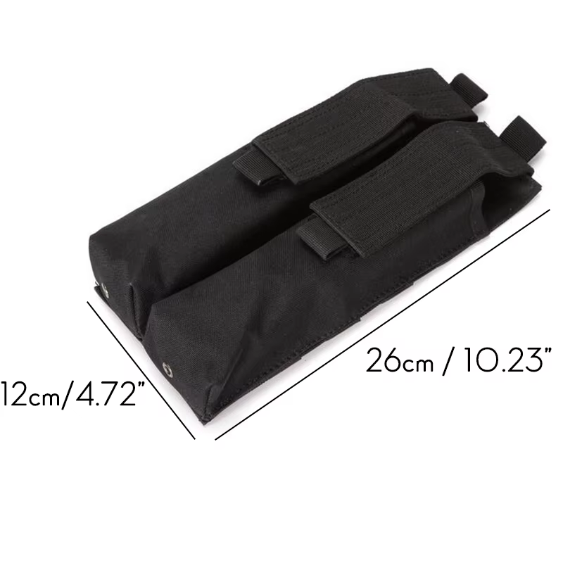Bolsa táctica para revistas P90 en uso