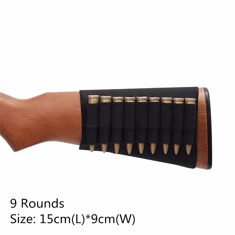 Bandolera táctica portacartuchos con soporte culata para caza - imagen 3