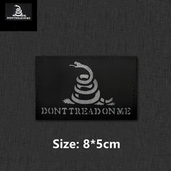 Bandera IR Gadsden Reflectante – Parche Serpiente Brazalete Nylon