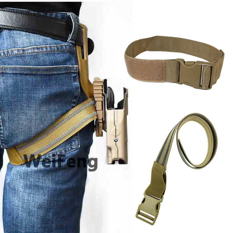 Correa táctica antideslizante QLS para pierna – Funda pistola de caza - imagen 5