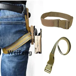 Correa táctica antideslizante QLS para pierna – Funda pistola de caza