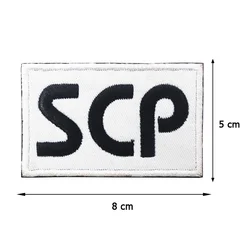 Parche táctico SCP bordado con velcro para MOLLE y ropa